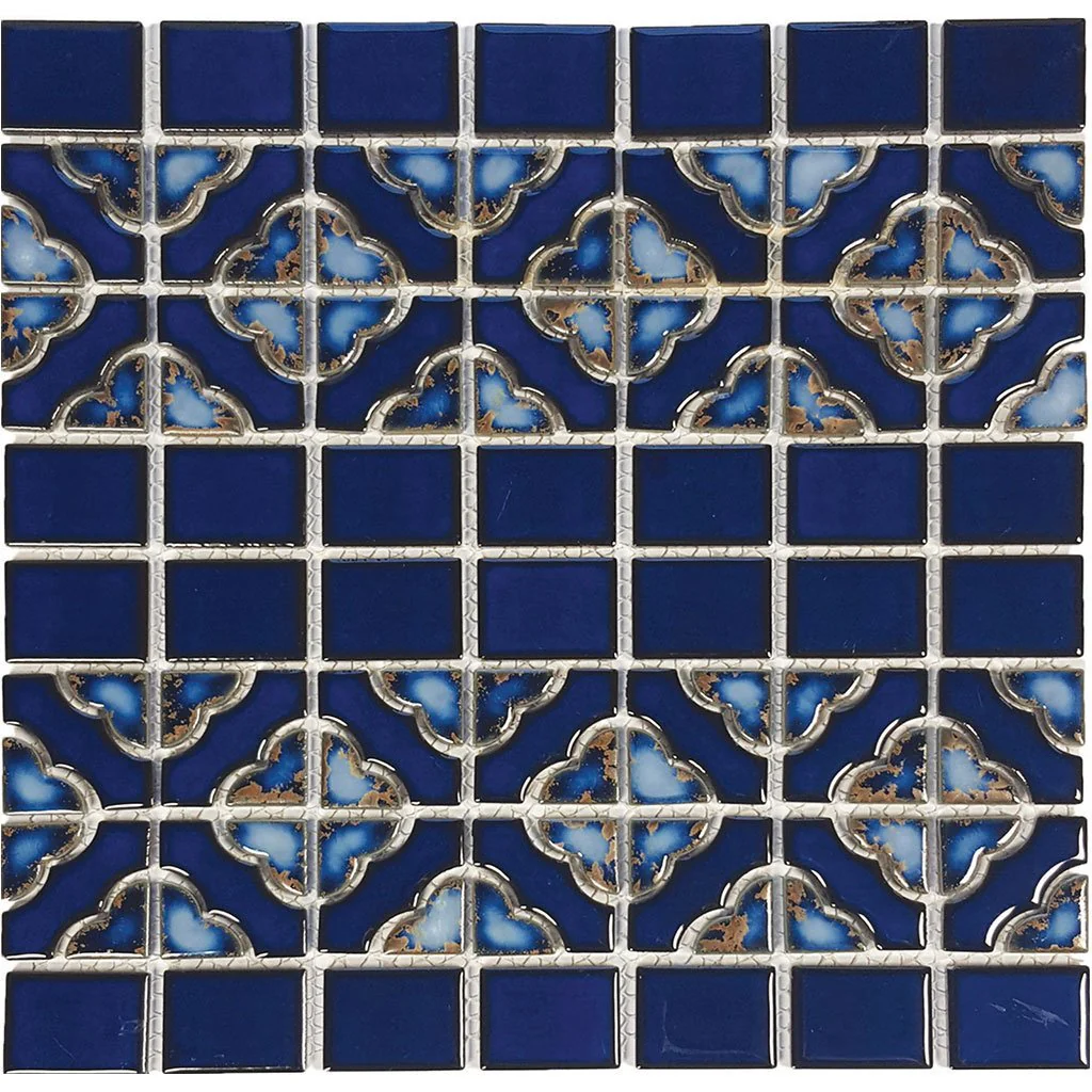 Pow Pld Aqua Blue Term Tile 12" x 12"