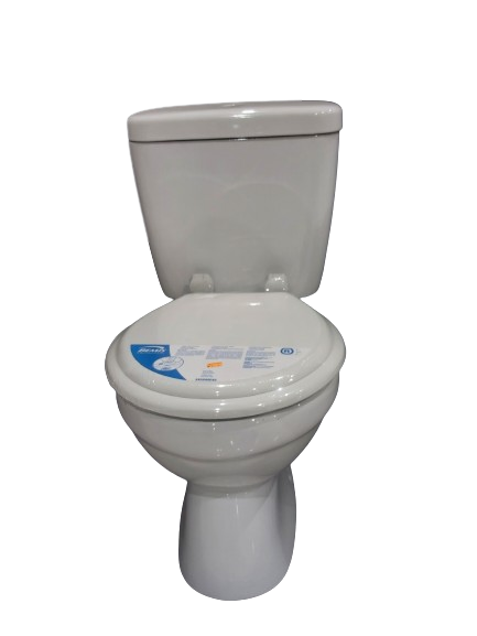 Premium Toilet W/ Tank - White