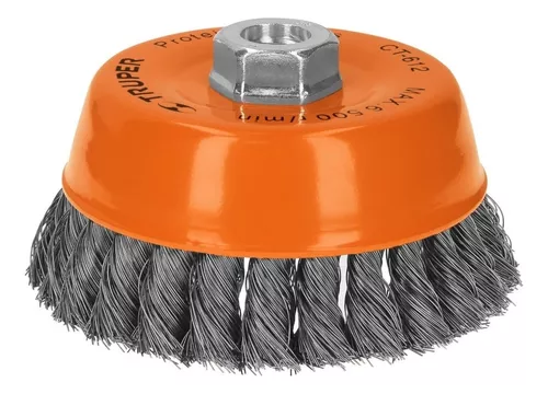 Truper Twisted Cup Brush 5”x 5/8"