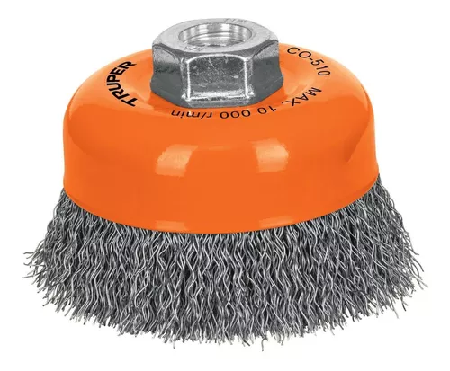 Truper  Cup Brush Crimp 4”x5/8”