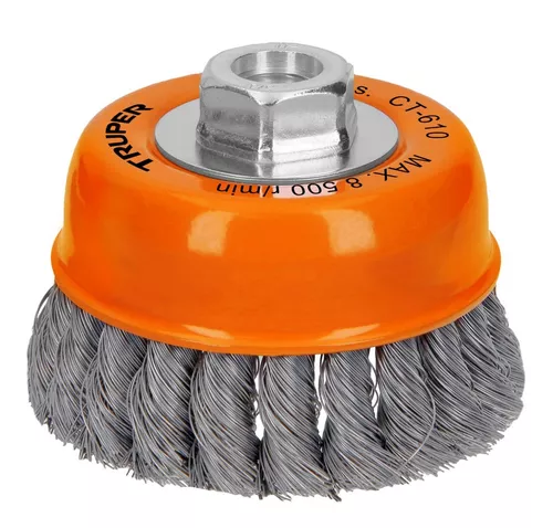 Truper Twisted Cup Brush 4” x 5/8"