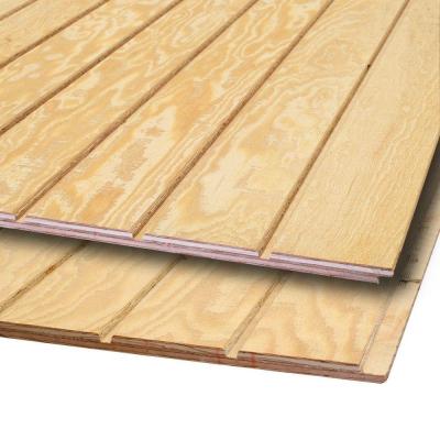 Grooved Plywood 4 x 8 x 1/2" x 2" Spacing