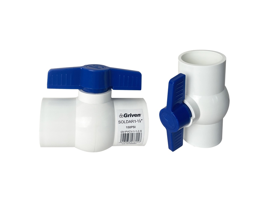 Griven Plastic Ball Valve 1/2"