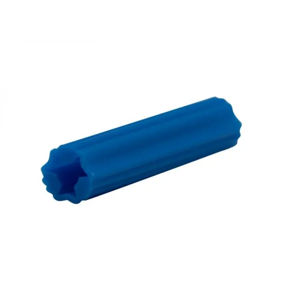 Plastic Wall Plug - Blue 1 1/2" 100Pcs