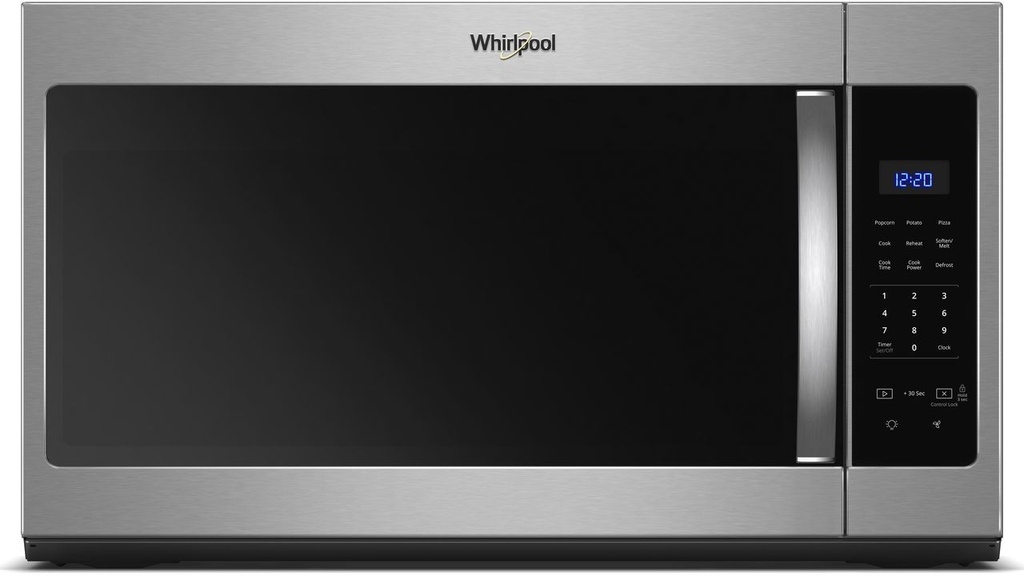 Whirlpool Microwave Hood Combo - Stainless Steel 1.7cft 