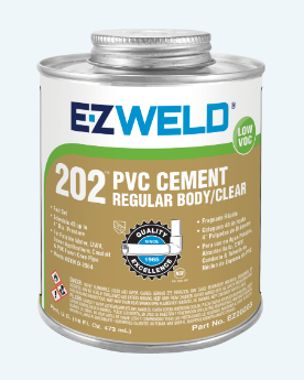 Ez Weld 202 PVC Cement - Clear