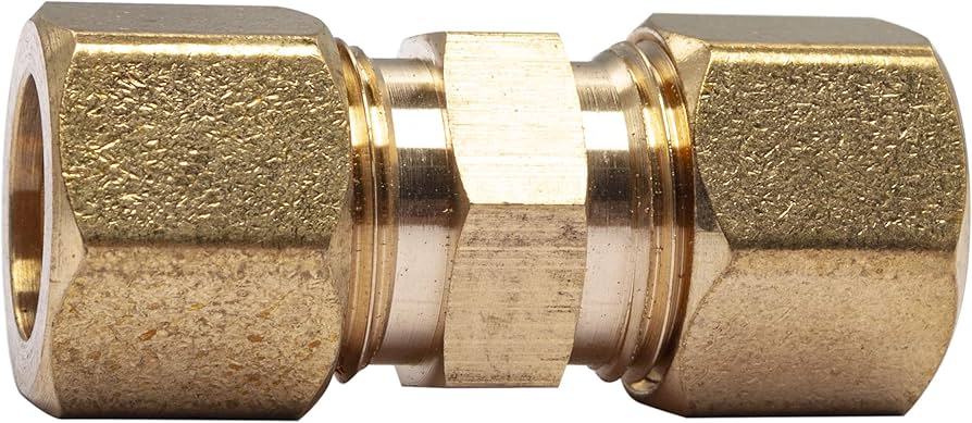 Compression Brass Coupling 1/2"