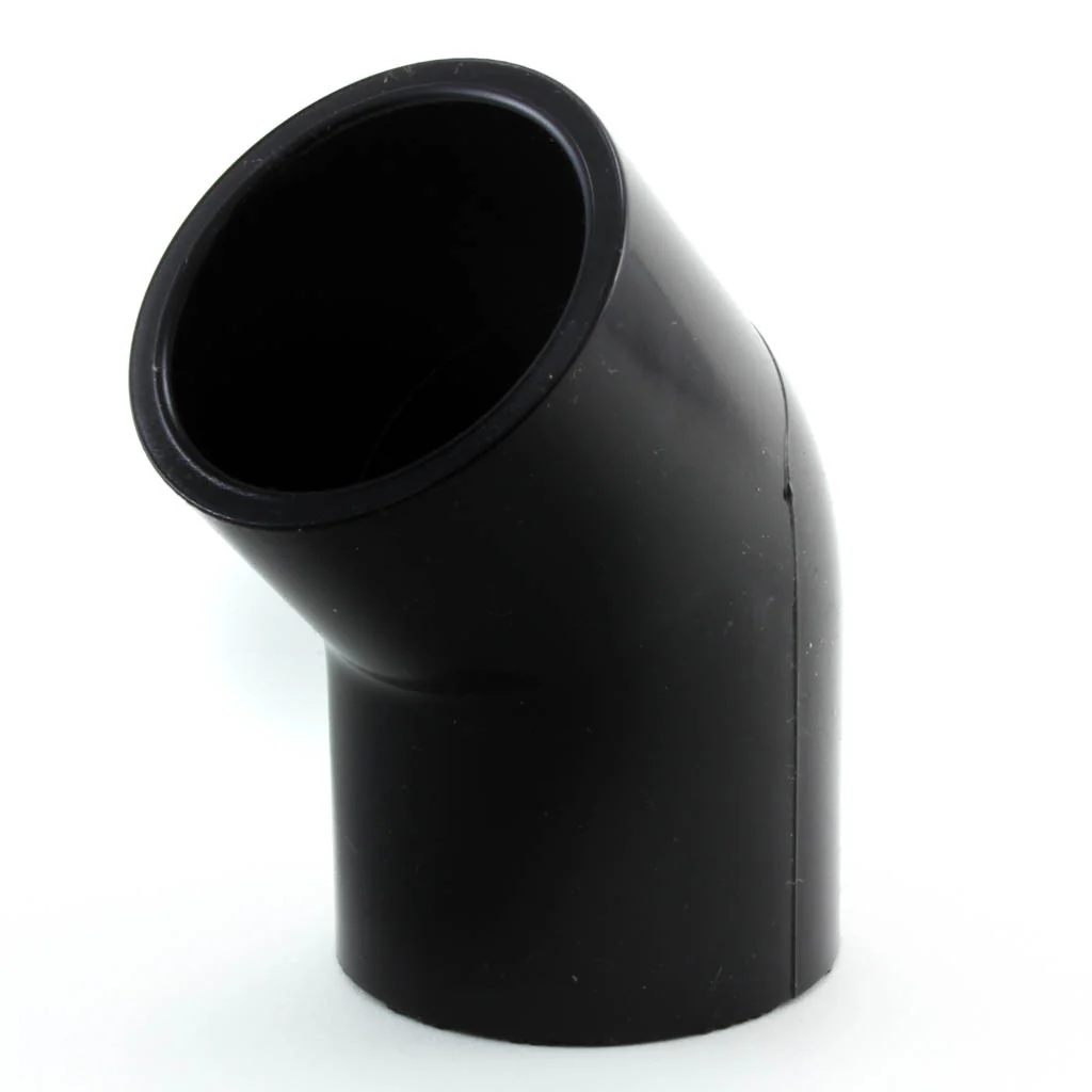 PVC Elbow 2" x 45° - Black