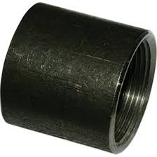 Steel Coupling 2" SCH 40 - Black