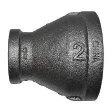 Steel Reducer 2" x 1" - Black