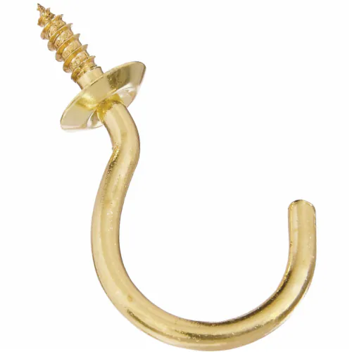 Cup Hook 1 1/2" - Brass