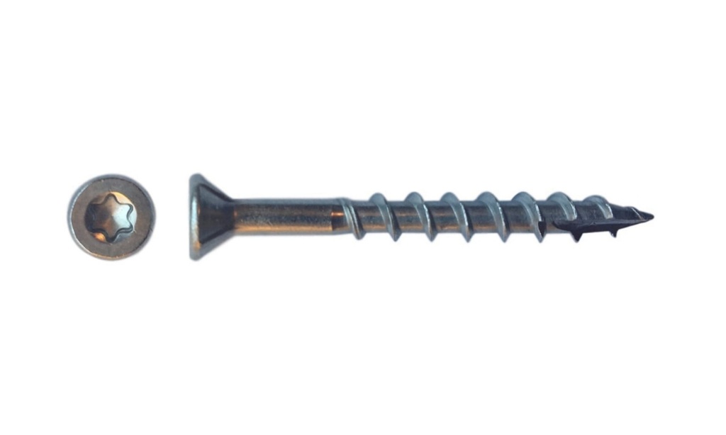 Flat Head Deck Screw 10 X 3 1/2" - Stainless Steel