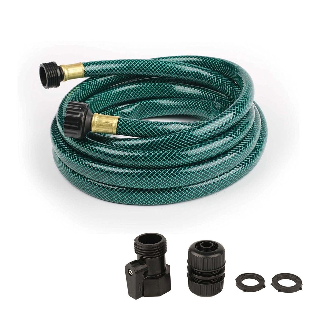 G Workx Garden Hose R/F Poly W/ Brass Coupling 3/4" x 25'