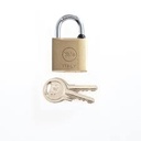 Yale Keyed Alike Padlock 40mm 3Pcs - Brass