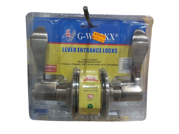 G Workx Lever Entrance Door Lock - Antique Brass