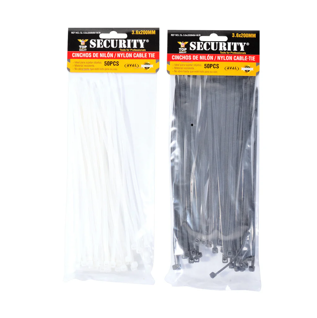 Cable Ties 8" 50Pcs - Mixed 