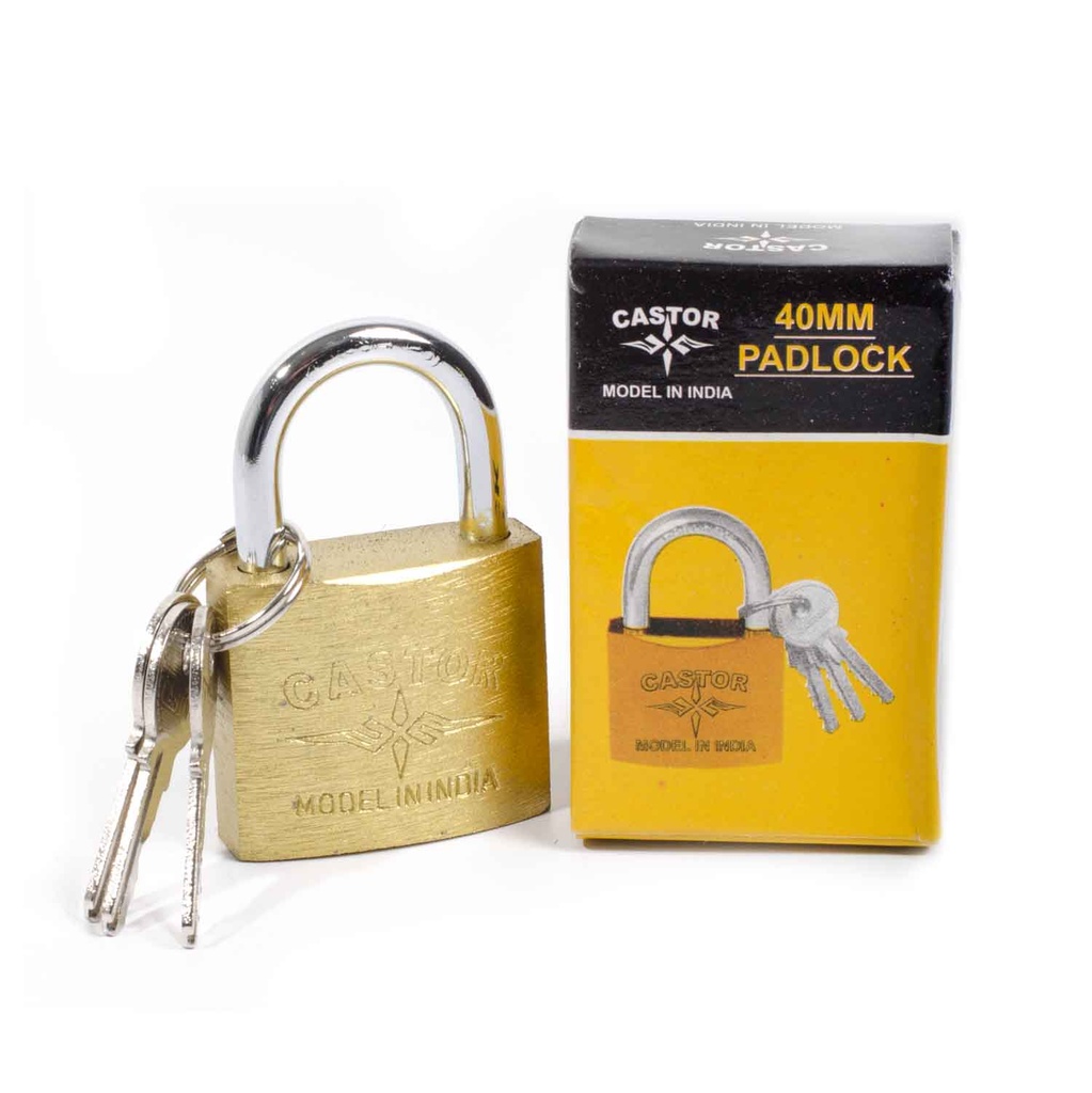 Castor Padlock 40mm