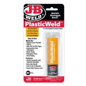 J-B Weld Plasticweld Epoxy Putty 2oz - Off White