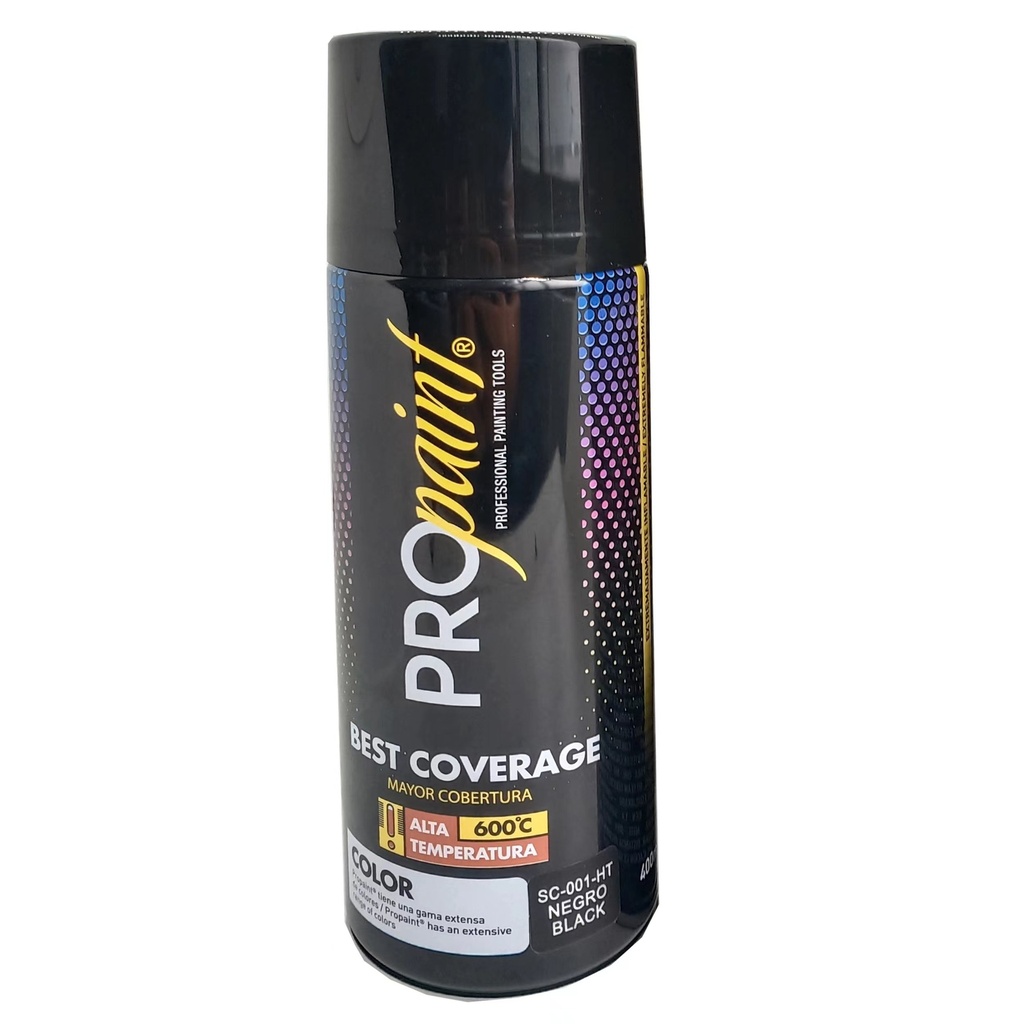 Pro Paint Spray Paint 400ml - Black