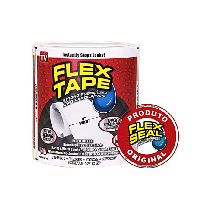 FlexSeal Flex Seal Repair Tape 4" x 5' - White