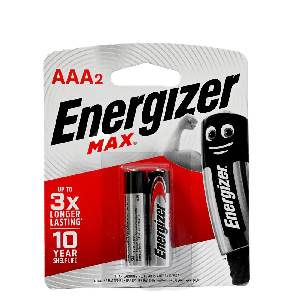 Energizer® AAA Battery 2Pcs