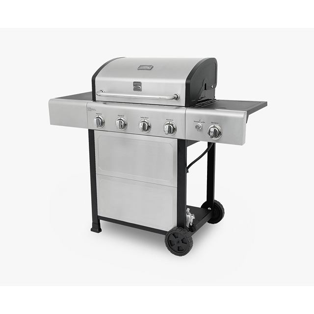 Kenmore 4 Burner Grill Plus Searing Side - Stainless Steel