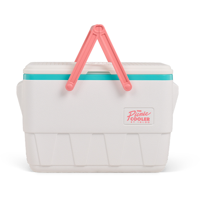 Igloo Picnic Cooler 25Qt - White/Teal