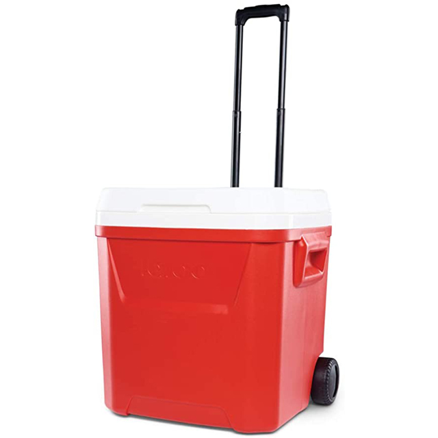 Igloo Laguna Roller Cooler 60Qt - Red