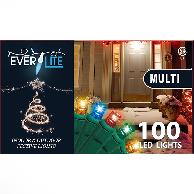 LED String Lights 100Ct 5mm - Multi 