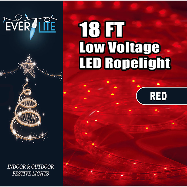 LED Rope Light 18' - Red 