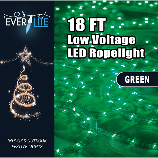 LED Rope Light 18' - Green 