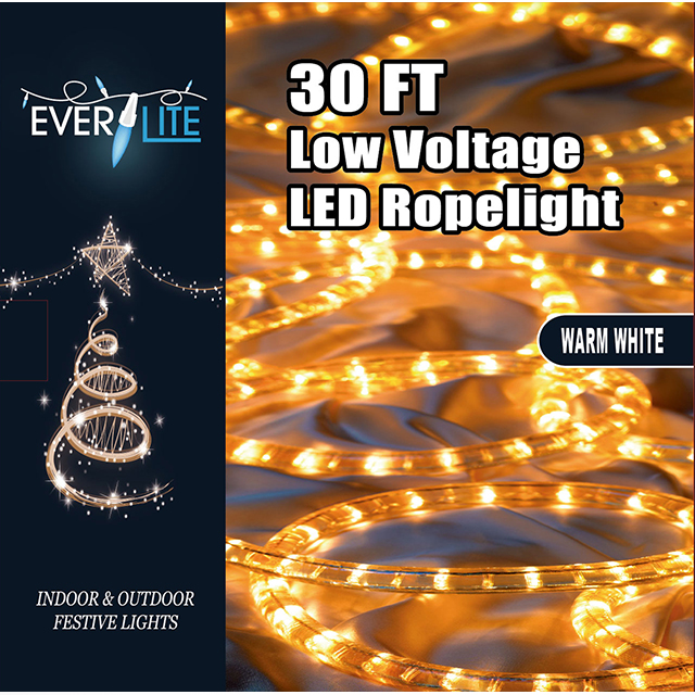 LED Rope Light 30' - Warm White