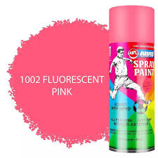 Abro Fluorescent Spray Paint 400ml - Pink