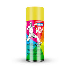 Abro Fluorescent Spray Paint 400ml - Yellow