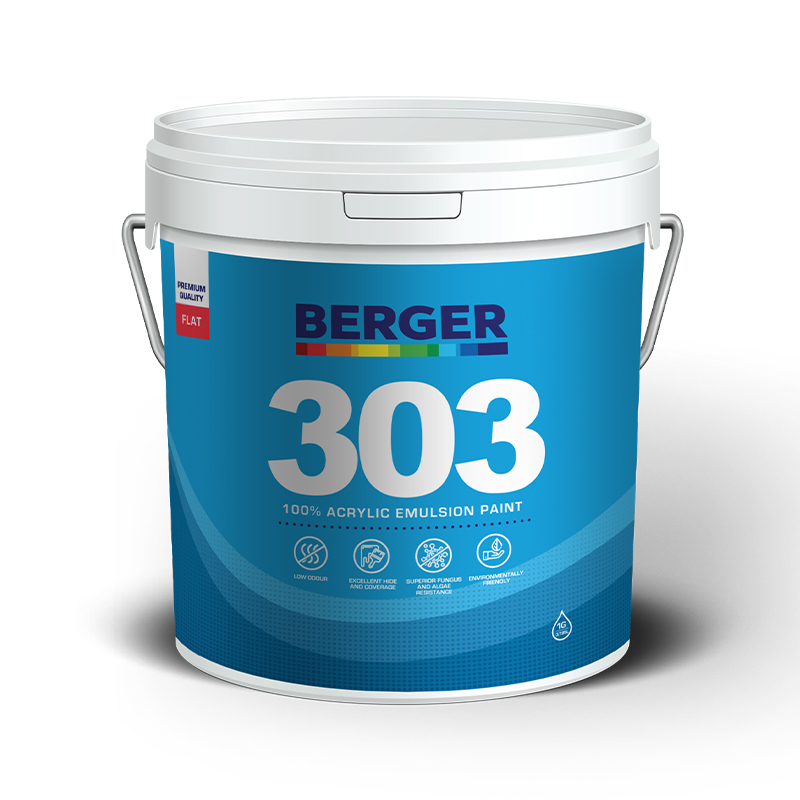 Berger 303 Flat Elmusion 1 Gallon