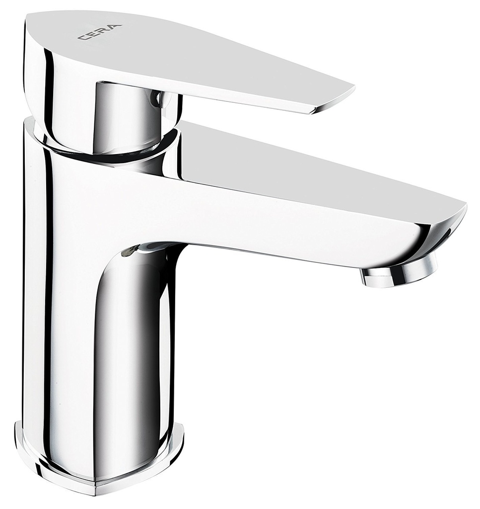 CERA  Valentina Single Lever Basin Mixer W/ Extended Body 12" & Braided Connection Pipe (W/O Pop-Up) 18"