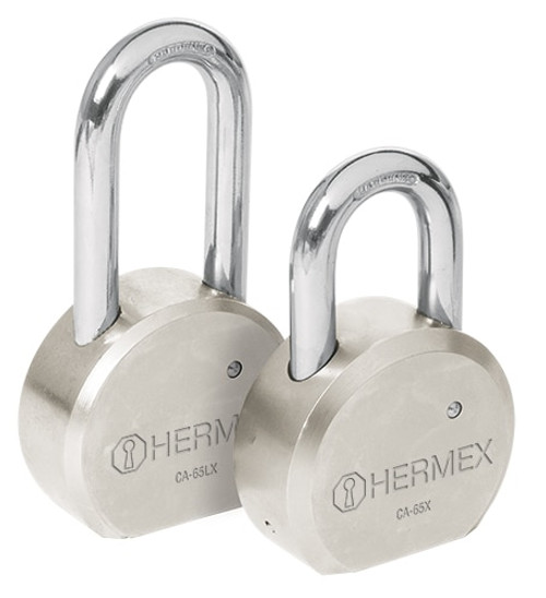 Hermex Steel Round Padlock 65mm 