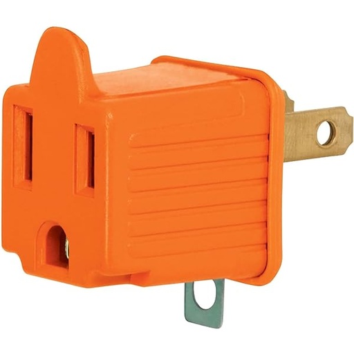 Volteck Adaptor 3 To 2 - Orange 