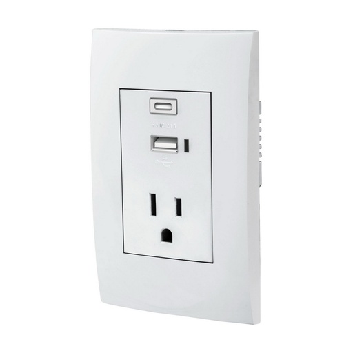 Volteck USB Dual Receptacle Oslo