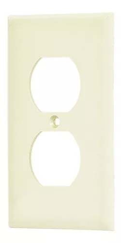 Volteck  Dbl Plastic Wall Plate Std 