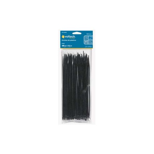 Volteck Plastic Cable Ties 50lbs 20”  25Pcs - Black