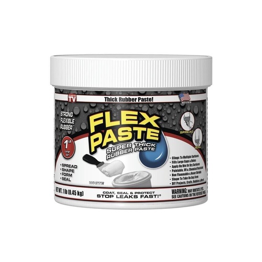 FlexSeal  Flex Paste 16oz - White 