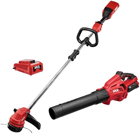 Skil  Brushless String Trimmer & Leaf Blower Combo Kit 40V 14"