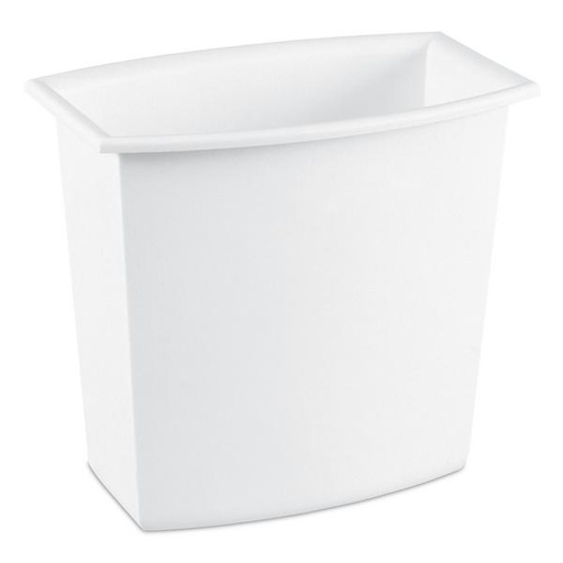 Sterilite Rectangular Vanity Wastebasket 2 Gal, 7.6L