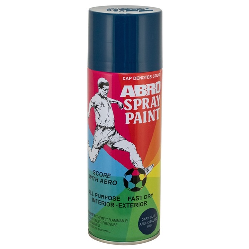 [Abro SP-038] Abro Spray Paint 8oz - Dark Blue