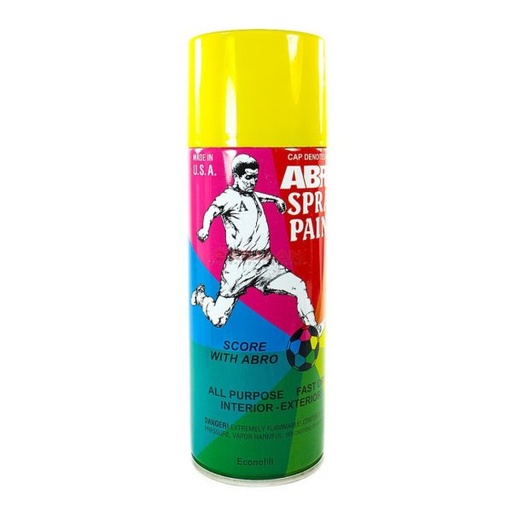 Abro Spray Paint 8oz - Tractor Yellow