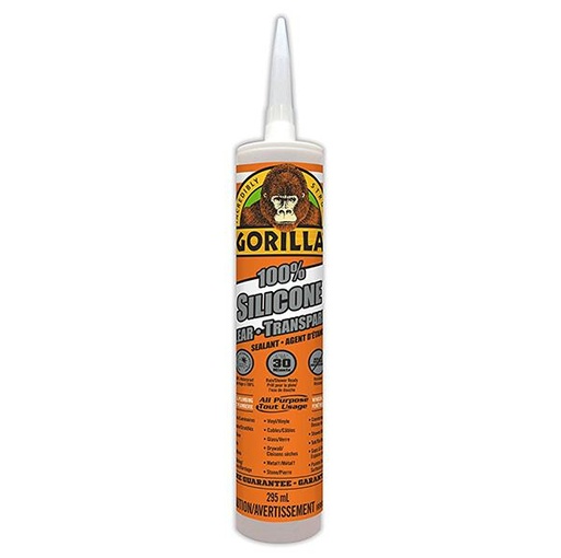 Gorilla Silicone Sealant - White 10oz