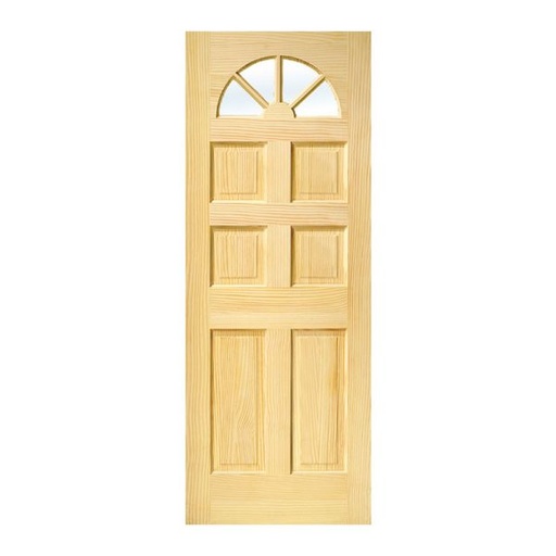 Sunburst Pitch Pine Door 36 x 80"