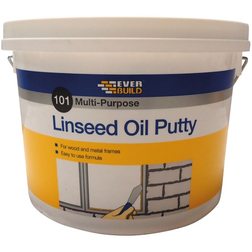 Ever Build Multi Purpose Natural Linseed Oil Putty 5L