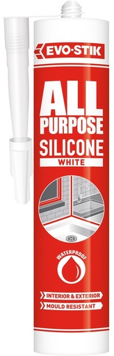 Evo Stik Silicone Bostik Evostik -White